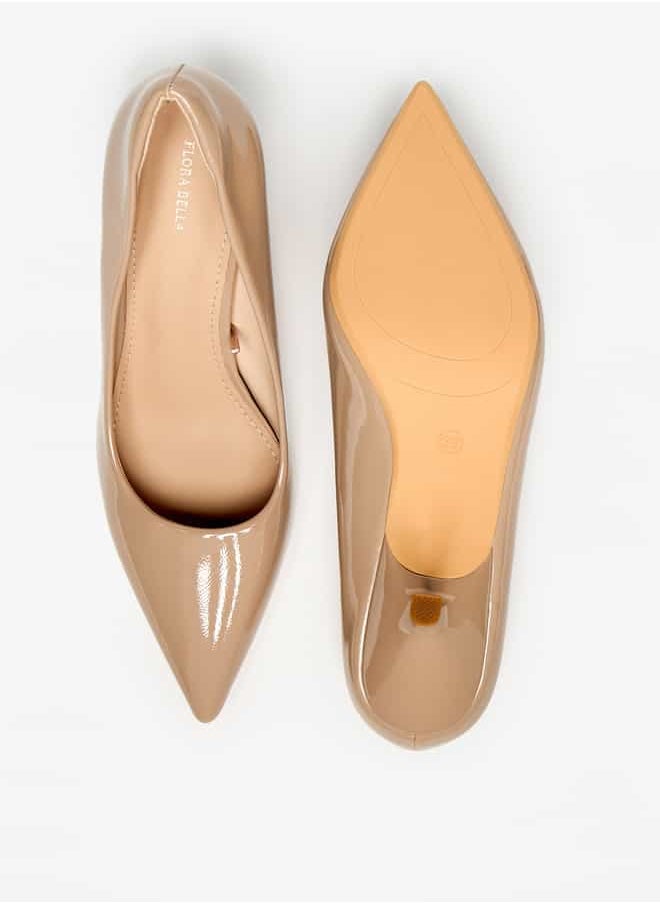 Flora Bella By Shoexpress - Women Solid Slip-On Pointed Toe Pumps with Stiletto Heels - Image 1