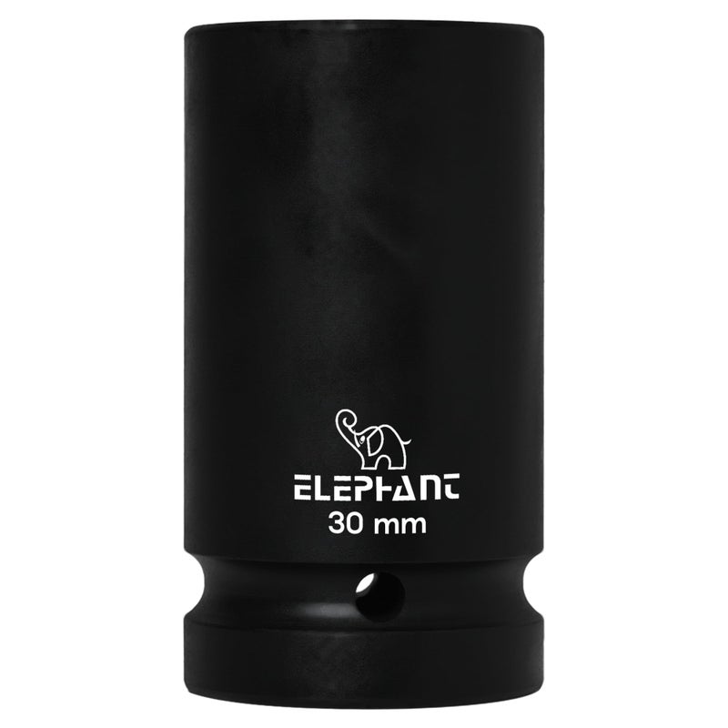 Elephant Metal 1 Inch Square Drive STD Impact Socket 6-Point 30 mm Size 90 mm Length - Image 3
