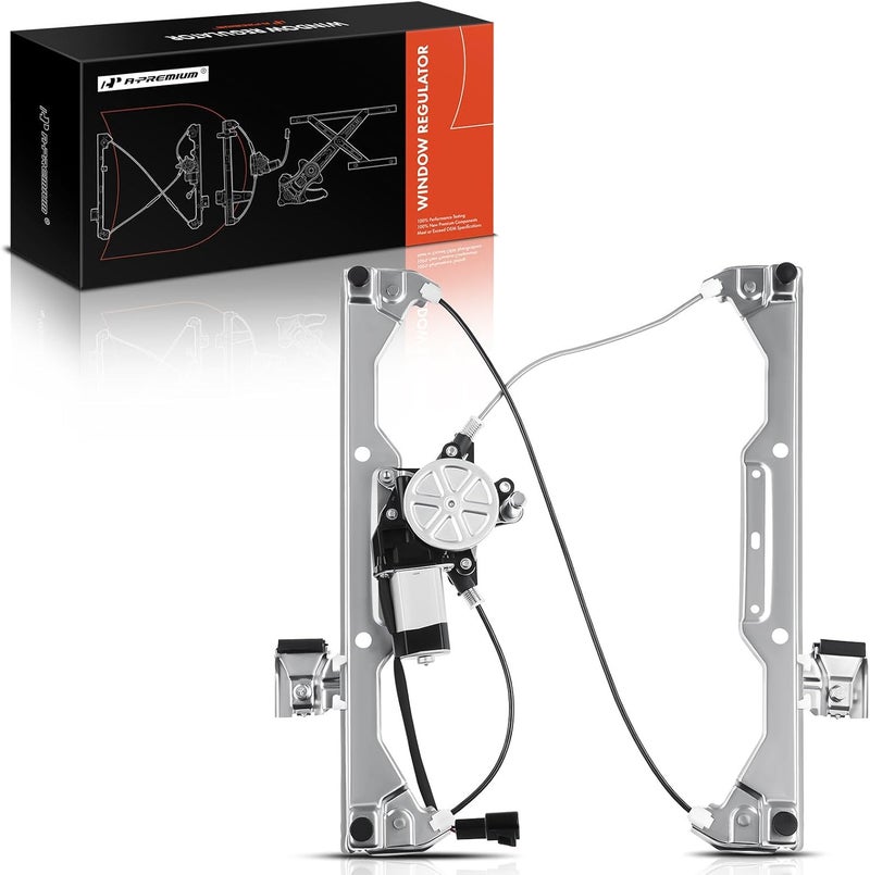 A-Premium Power Window Regulator with Motor for Chevrolet HHR 2006-2011 Front Right Passenger Side - Image 1