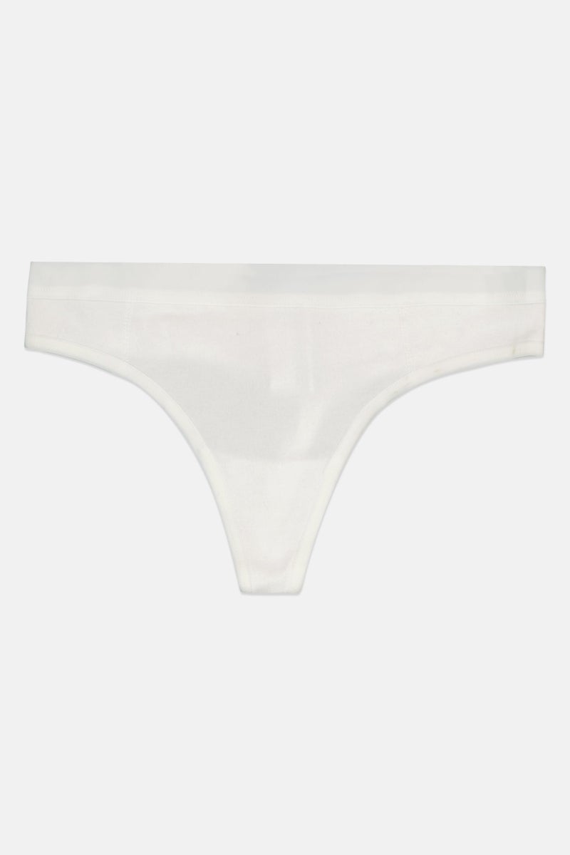 Aerie Women Solid Pull On Panty, White - Image 1