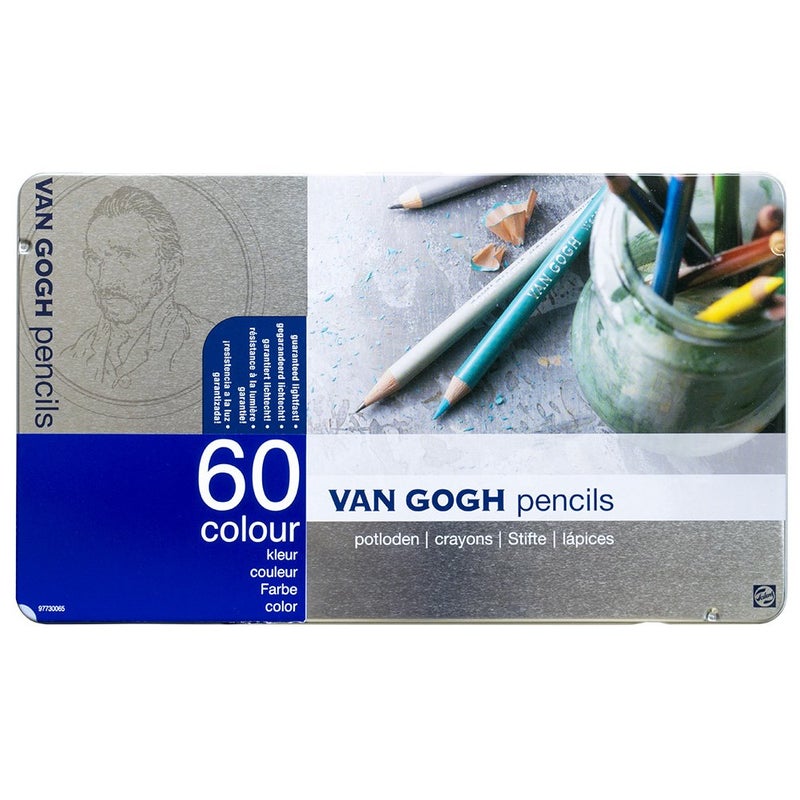 Van Gogh 60 Color Pencil Set Van Gogh (Metal Cased) (Japan Import) - Image 1