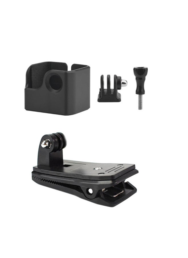 Generic BRDRC Protective Edge Frame For DJI OSMO POCKET 3 Camera Adapter Accessories Sports Camera Protection Case-Color:Transfer Frame + Backpack Clip (2-piece Set)  - Image 1
