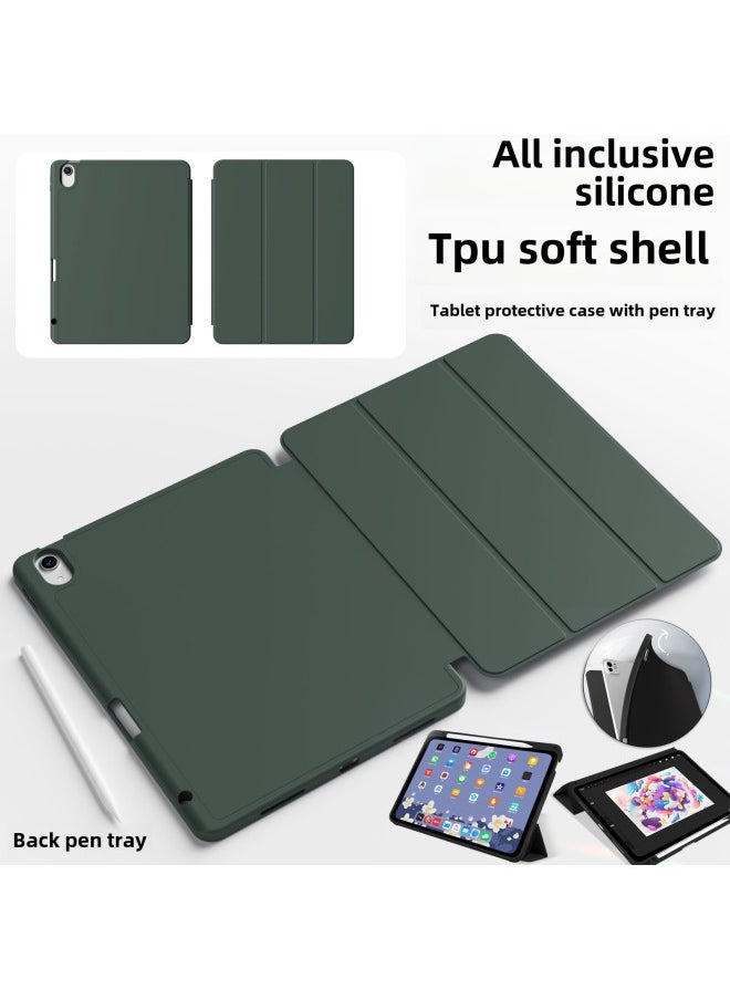 For Ipad10 Protective Cover 2024 13 Flat Air6 Computer Pro11 Shell 10.9mini7 With Pen Slot-Color:White Ice Color (pen Slot Back Stick)-Applicable Model:Pro7-13 Inch (M4)  (right Pen Slot)  - Image 2