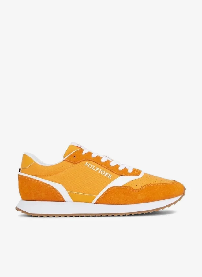 Mixed Texture Runner Sneakers