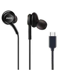 FARROBIZZ Earphones USB Type-C EO-IC100, Sound by AKG, In-ear Headset Black, Wired  - Image 1