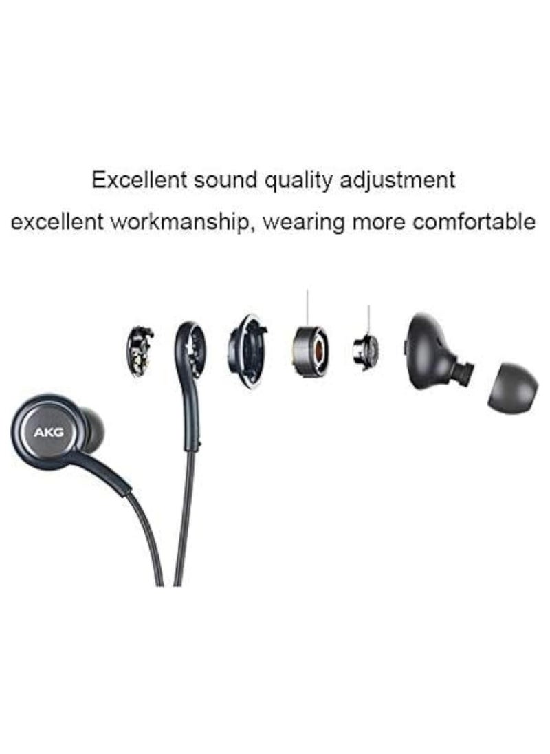FARROBIZZ Earphones USB Type-C EO-IC100, Sound by AKG, In-ear Headset Black, Wired  - Image 3