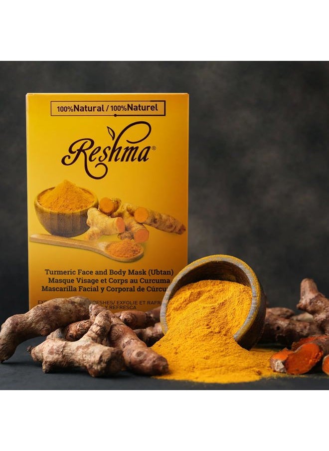 Reshma Beauty - Turmeric Face Mask (Ubtan) | All Natural Ingredients - Barley Seed, Gram Seed, Turmeric, and Sandalwood | Brightening and Hydrating Mask | Haldi Ceremony Powder | (Pack of 1), 2.12 oz - Image 1