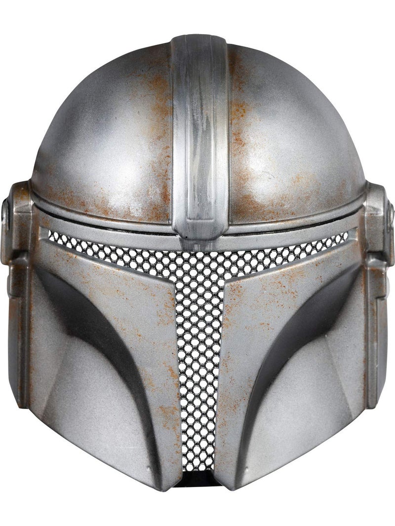 Rubies Star Wars The Mandalorian Battle Damaged Childrens HalfMask one size