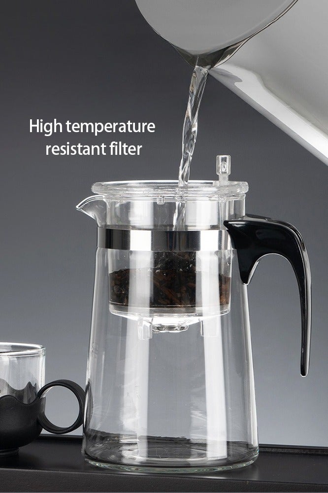 Warme Teapot with Infuser Set 700ML Teapot with 2 Tea Cups 150ML One Click Glass Infuser Teapot Water jug set Water Pitcher Set - Image 4