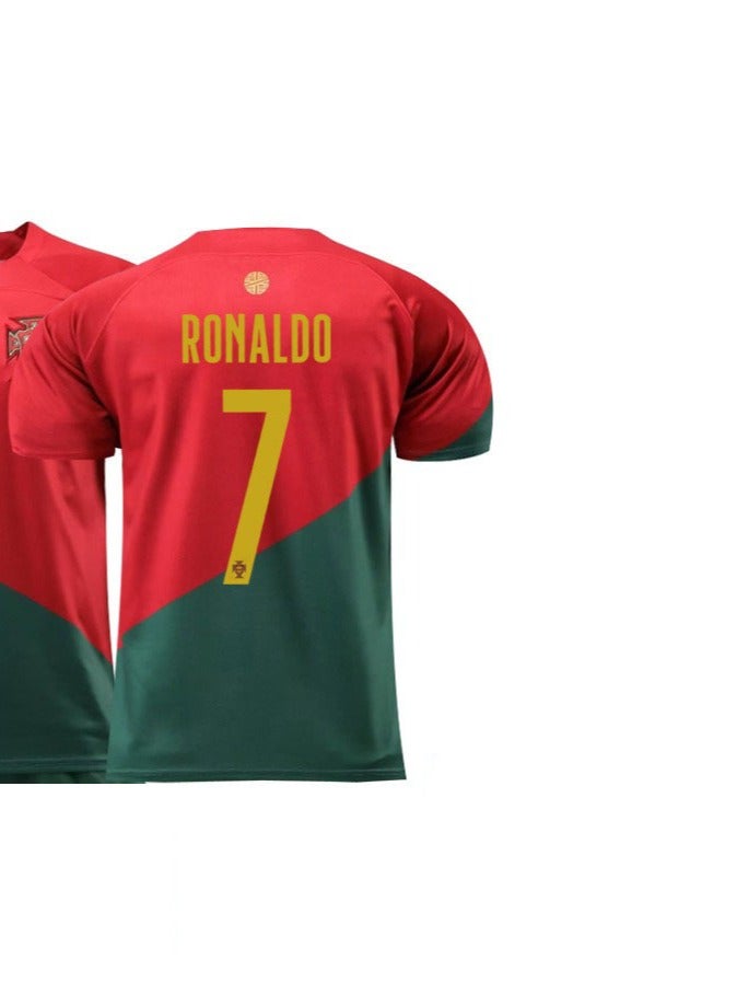 Taiahiro 3-piece set of Portugal World Cup home No.7 new football jersey  - Image 3