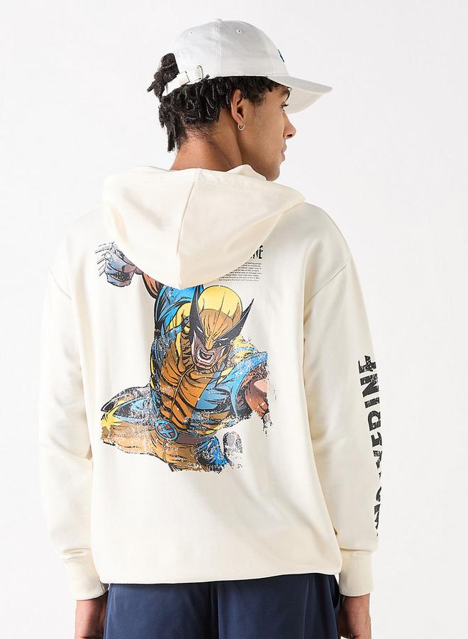 اس بي كاركترز هودي بطبعات ولفيرين وأكمام طويلة - Image 3