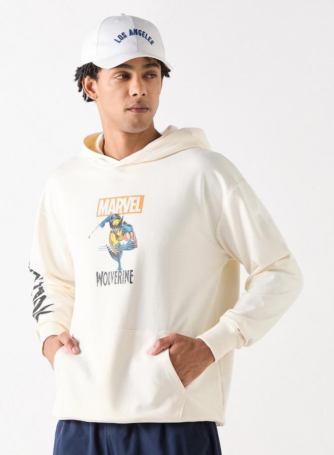 اس بي كاركترز هودي بطبعات ولفيرين وأكمام طويلة - Image 1