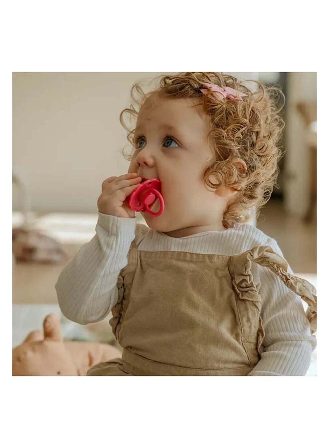 FRIGG لهاية FRIGG Daisy السيليكونية للأطفال 6-18 شهر 2-Pack فوشيا/لافندر ناعم - الحجم 2 - Image 5