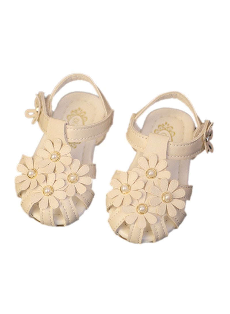 Summer baby girl breathable sandals non-slip soft sole princess shoes toddler shoes - Image 1