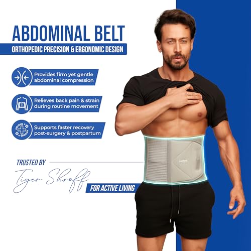 Leeford Ortho Abdominal Belt for Compression & Support to Lower Back | Post-Surgery Belt for Pain Relief | Breathable & Lightweight for Women & Men Size- XL - Image 4