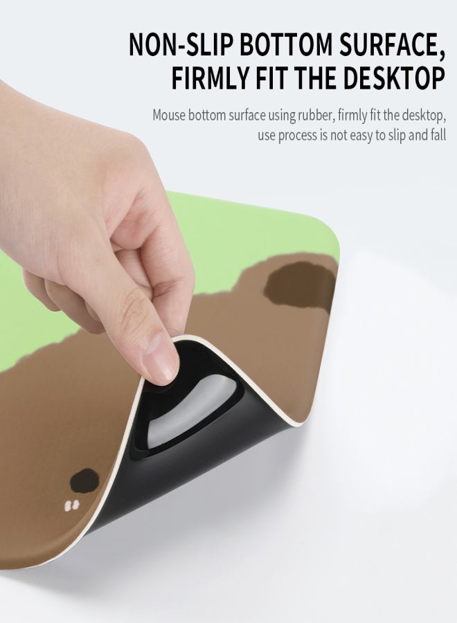BUBM Cartoon Pad Soft Multiple Options Lovely Design Silicone Filling Smooth& Durable Non-slip Soft-bounce Green - Image 2