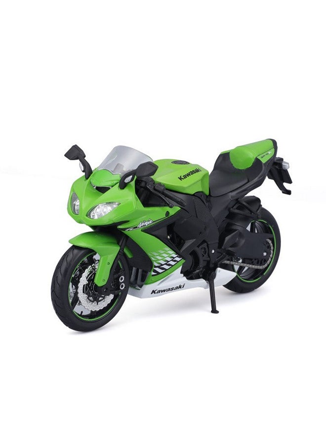 Maisto - 1:12 Motorcycles With Stand - Kawasaki Ninja Zx-10R - Image 1