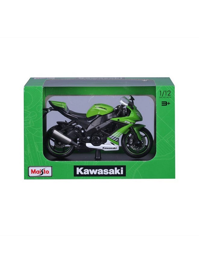 Maisto - 1:12 Motorcycles With Stand - Kawasaki Ninja Zx-10R - Image 1