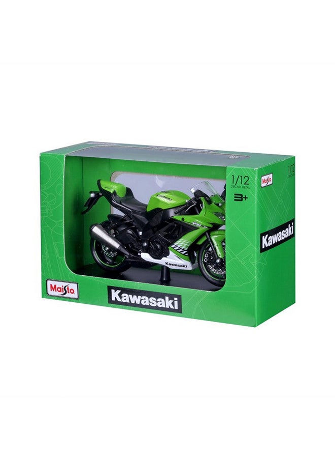 Maisto - 1:12 Motorcycles With Stand - Kawasaki Ninja Zx-10R - Image 1