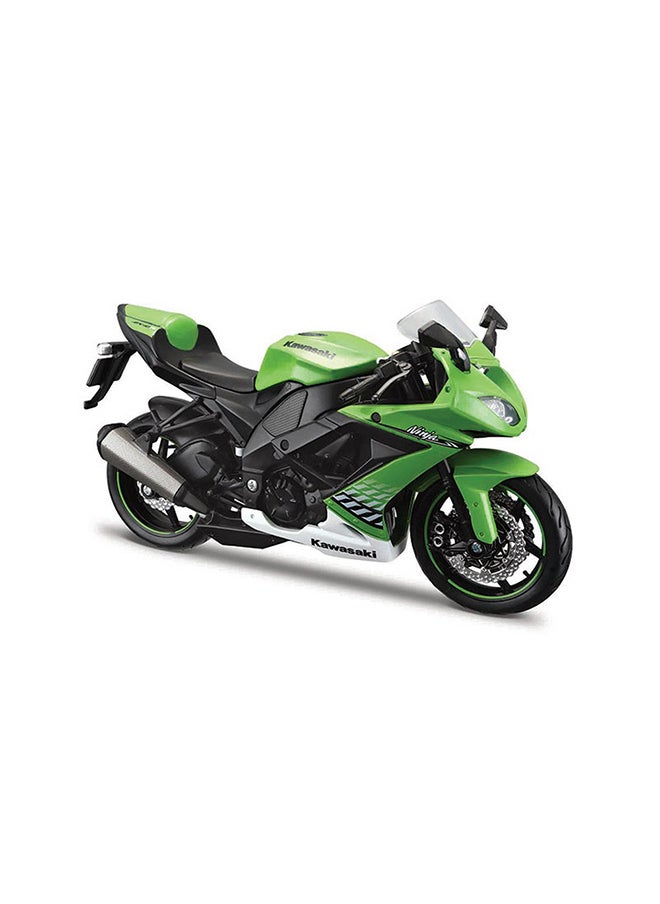 Maisto - 1:12 Motorcycles With Stand - Kawasaki Ninja Zx-10R - Image 1