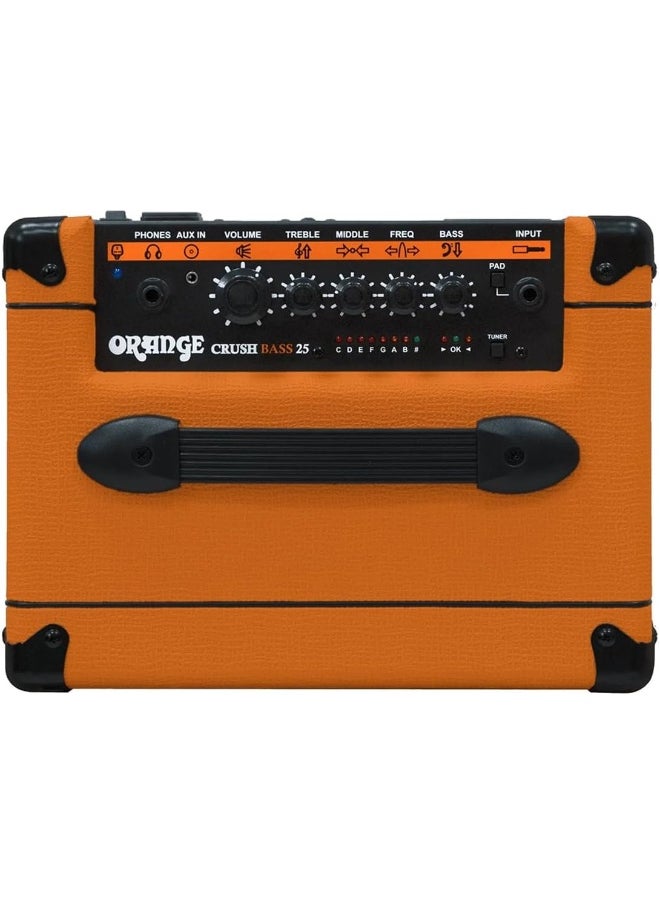 Orange Orange Crush Bass 25 25W 8" Bass Guitar Amplifier and Speaker Combo  - Image 5
