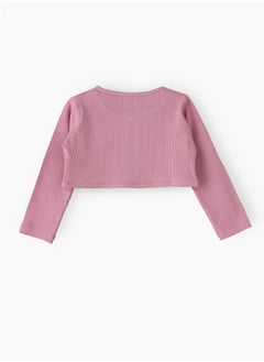 Jelliene Girls' Cotton Knit Shrug | Layering Love for All Seasons  - Image 2