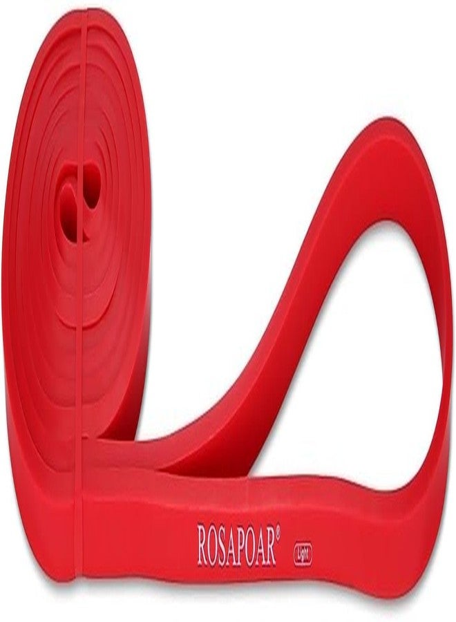 ROSAPOAR Resistance Band Pull up Band Fitness Exercise Bands Natural Latex for Workout Body Stretch Powerlifting Band Fitness Sport Training at Home/The Gym - Red - Image 1
