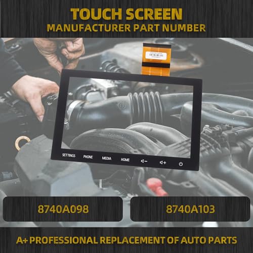 Dasbecan 8 Touch Screen Without LCD Compatible with 2020 2021 2022 Mitsubishi Outlander Replaces 8740A103 8740A098 - Image 3