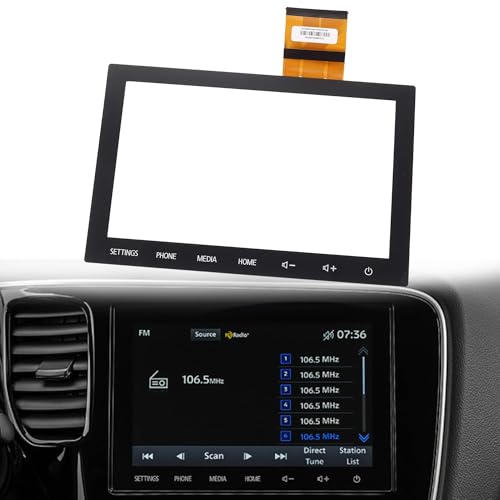 Dasbecan 8 Touch Screen Without LCD Compatible with 2020 2021 2022 Mitsubishi Outlander Replaces 8740A103 8740A098 - Image 1