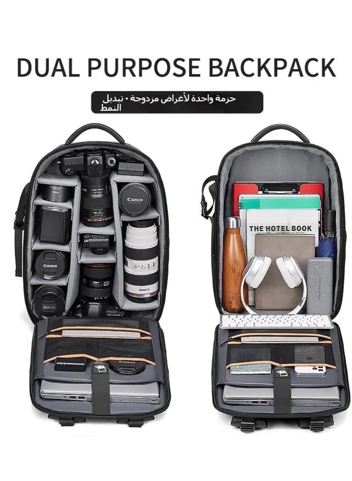 General Photo bag waterproof large capacity shoulder SLR digital bag drone backpack integrated outdoor professional camera bag  - Image 4