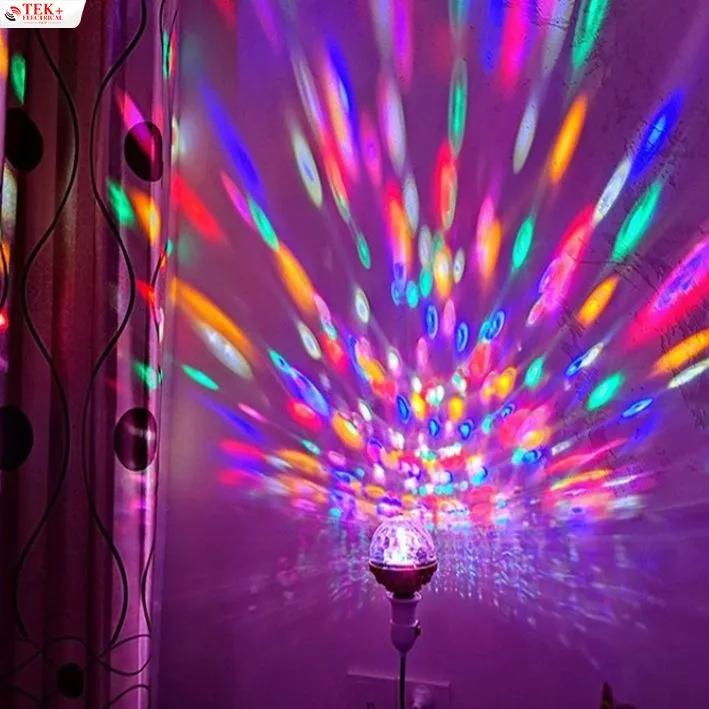 أضواء LED ديسكو ملونة دوارة - Image 4
