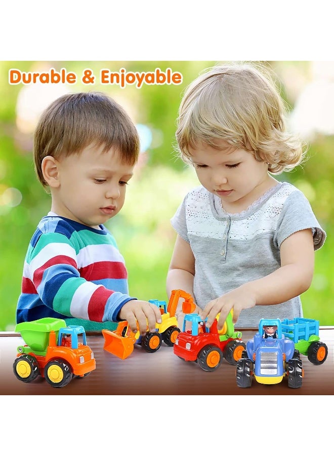 ORWINE Inertia Toy Set - 4PCS Friction Powered Vehicles - Image 2