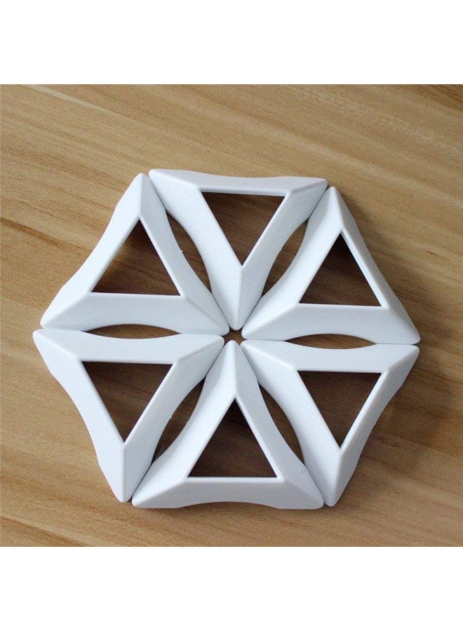 GoodPlay Goodplay 14 pcs Cube Stand Plastic for Puzzle Cube Holder Show - White Cube Tripod  - Image 5