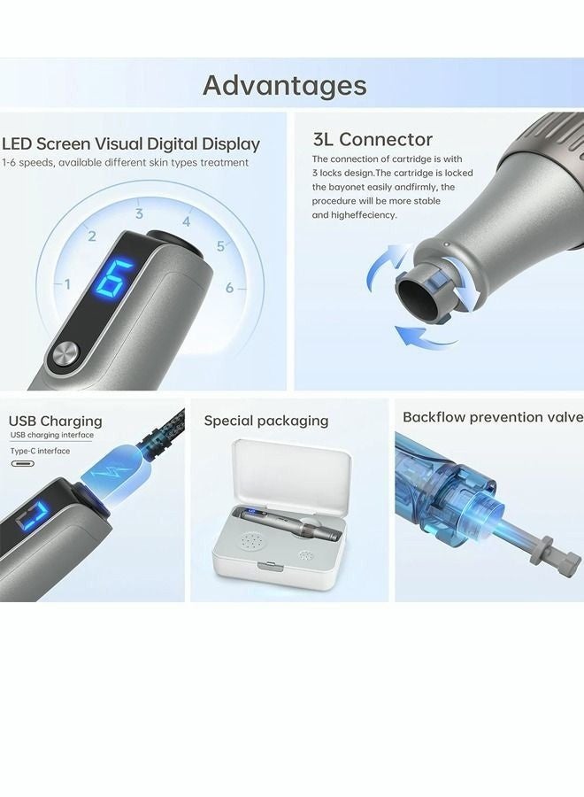 Dr.pen M8S Wireless Microneedling Kit 8pcs Multi-Spec Needles Set  Deep Skin Care & Repair  Professional Beauty Device - Image 2