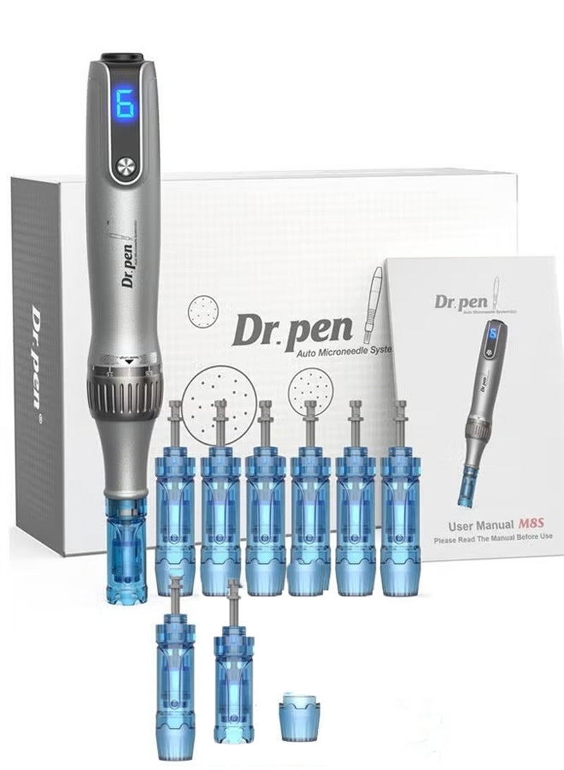 Dr.pen M8S Wireless Microneedling Kit 8pcs Multi-Spec Needles Set  Deep Skin Care & Repair  Professional Beauty Device - Image 1