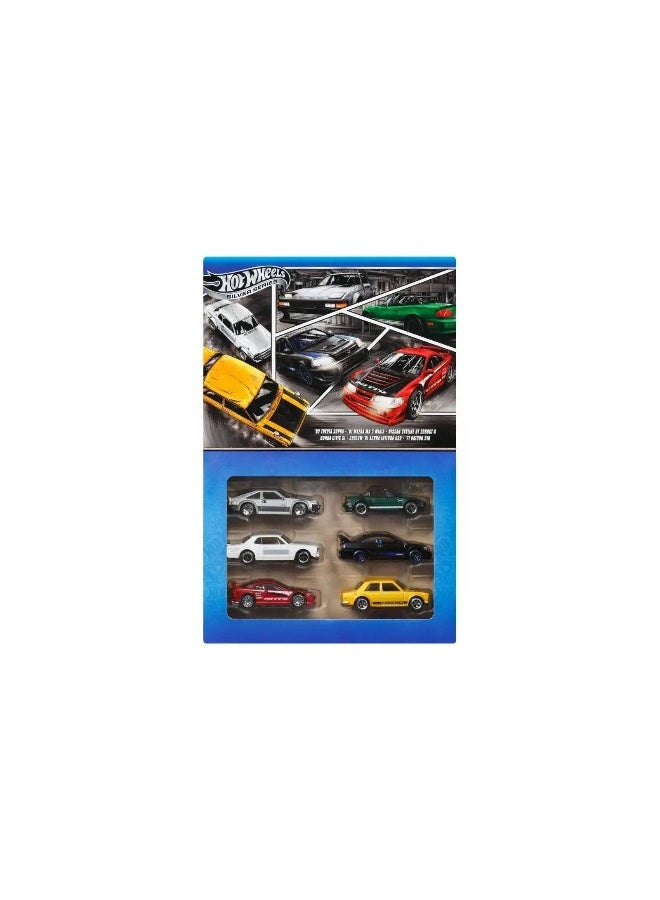 Hot Wheels Silver Series Streets Of Japan Die-Cast Car 6-Pack - Image 2