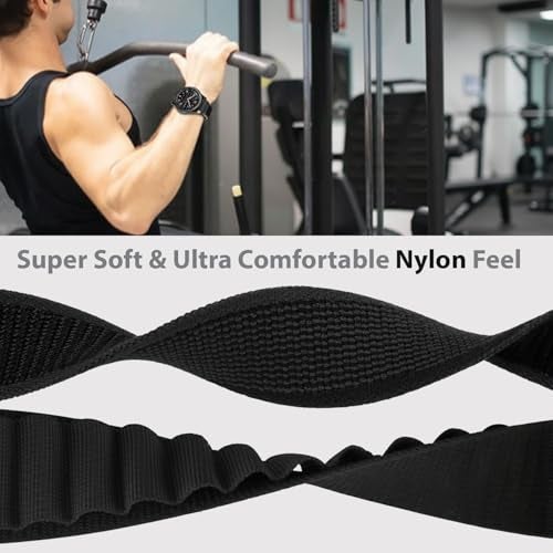 Estrenar 22mm Nylon Smart Watch Strap with Quick Release Pin, Alpine & Trail Loop Compatible with ColorFit Pro 4/Max, OnePlus, Amazfit GTR, Galaxy Watch 3, Realme S/S Pro Black - Image 4