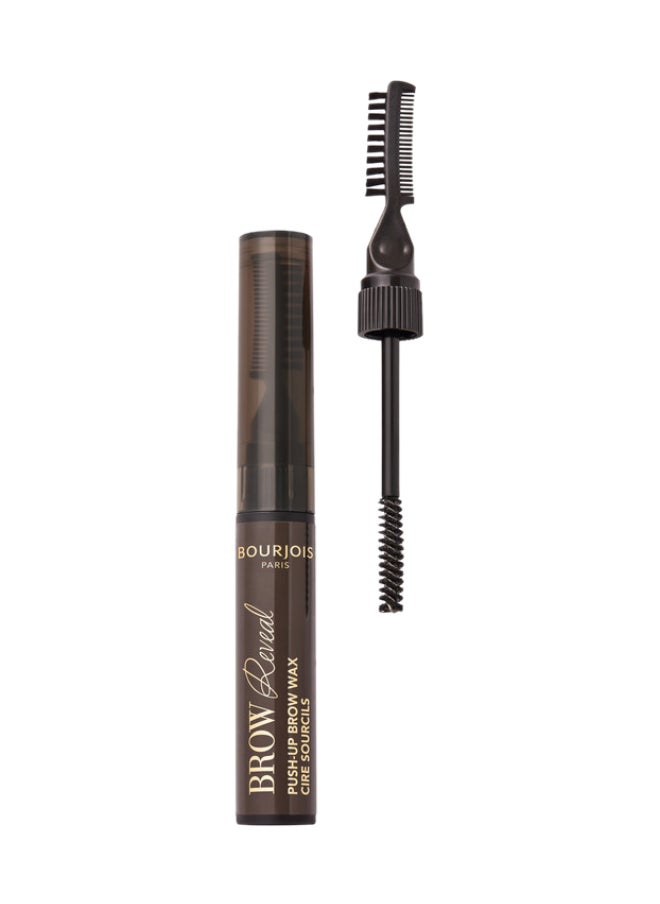 BOURJOIS PARIS - شمع تصفيف الحواجب Brow Reveal Push-up - 04 - أسود بني، 6 مل - Image 1