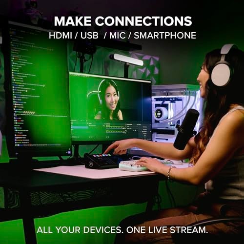 Mackie MainStream Complete Live Streaming and Video Capture Interface With Programmable Control Keys Matrix Software HDMI Capture and Thru USBC Hub Bus Powered - Image 3