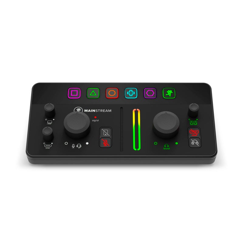 Mackie MainStream Complete Live Streaming and Video Capture Interface With Programmable Control Keys Matrix Software HDMI Capture and Thru USBC Hub Bus Powered - Image 2