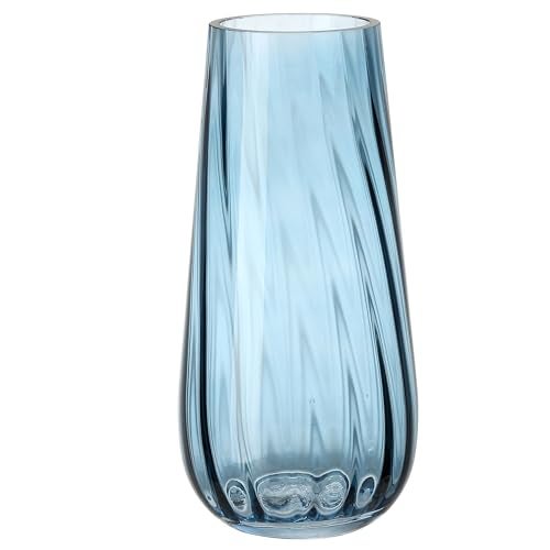 JAKY Global Modern Large Glass Vase H98 Blue Vases for Flowers Centerpieces and Decorative Accents Tall Plant Vase for Office Home Table Decor - Image 3