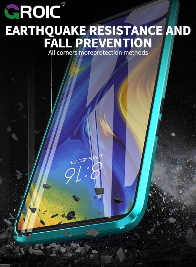 GROIC For Samsung Galaxy S24 Plus Case,360 Degree Front and Back Tempered Glass Cover,Magnetic Adsorption Metal Bumper Phone Shell,Double Sided Tempered Glass Case for Galaxy S24 Plus 6.6 inch - Image 5