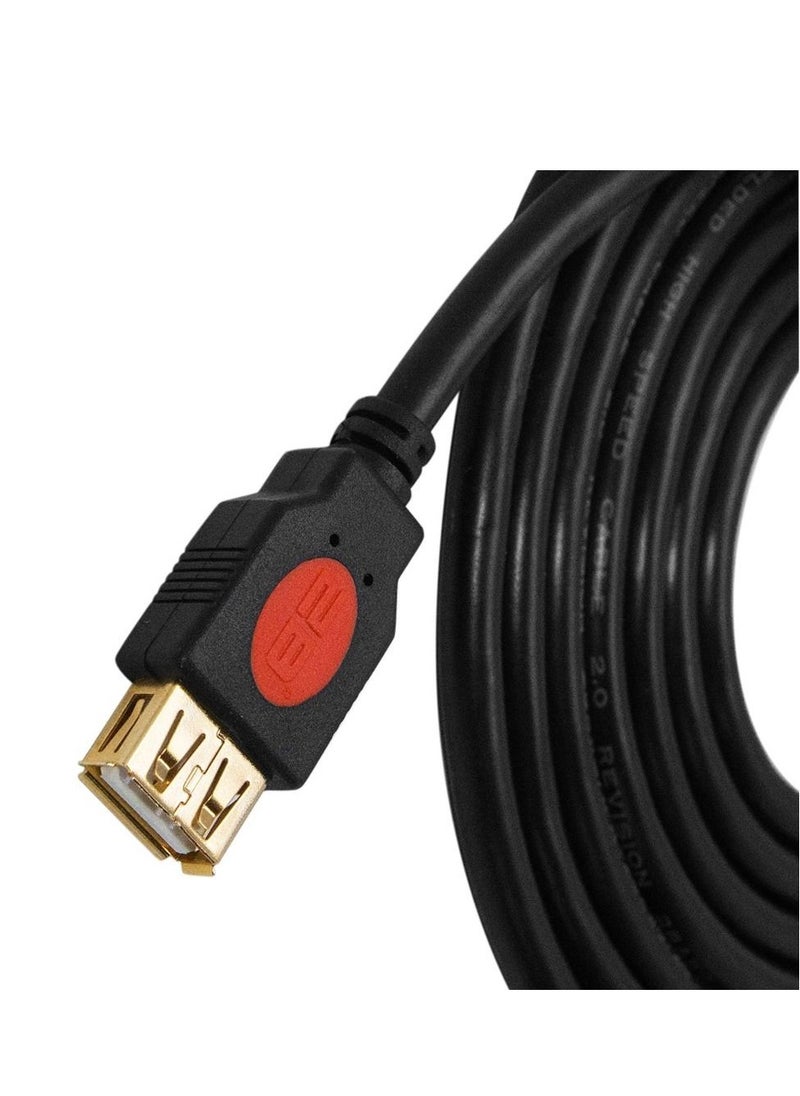 2B USB CABLE EXTENTION FROM 2B 10 METERS LONG USB 3.0 SUPPORTED-suitable for all connections and supports reading data  - Image 2