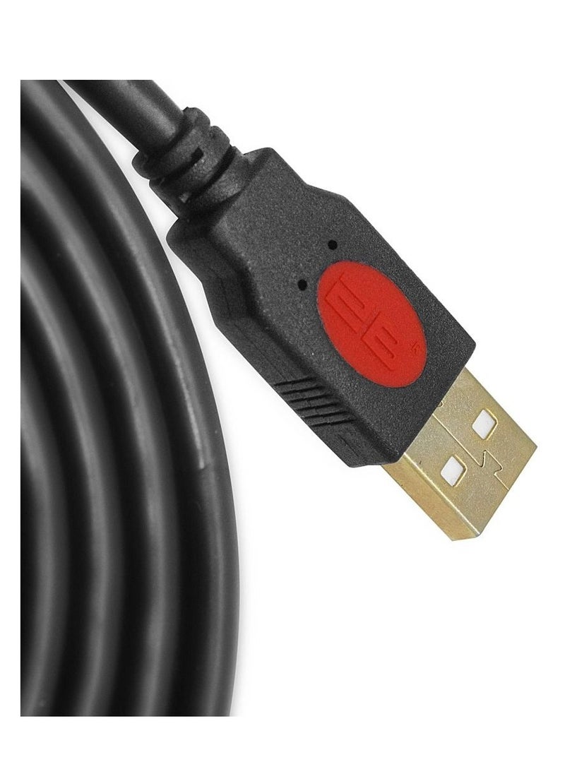 2B USB CABLE EXTENTION FROM 2B 10 METERS LONG USB 3.0 SUPPORTED-suitable for all connections and supports reading data  - Image 3