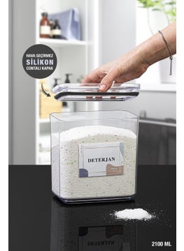 ‎okyanus Home Ocean Home Detergent Vacuum Rectangular 2.1 Lt Storage Container  - Image 1
