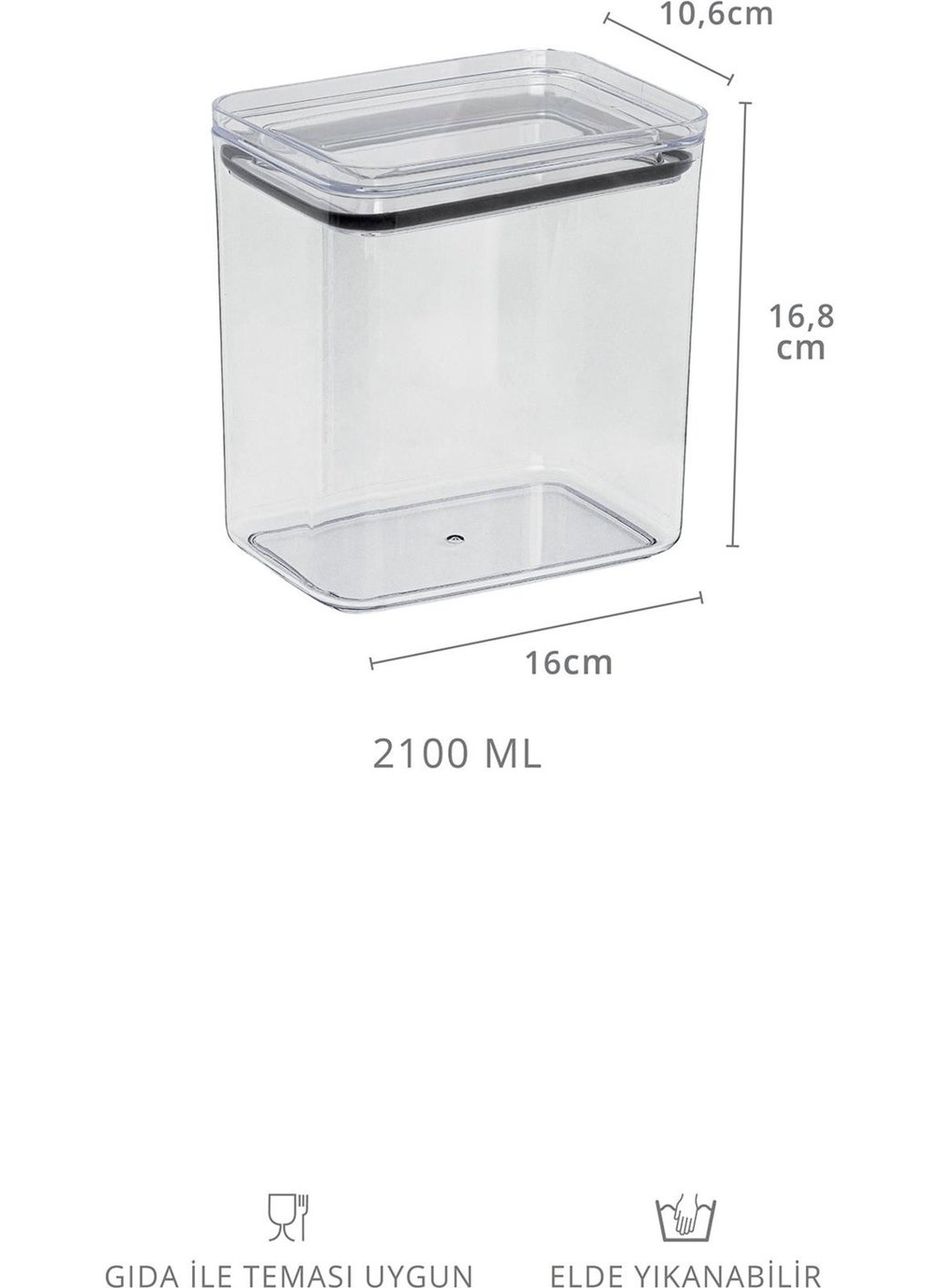 Ocean Home Detergent Vacuum Rectangular 2.1 Lt Storage Container - pzsku/Z7054B549C99664E1139FZ/45/_/1728062167/5765f5bb-dfc3-4afe-8065-c4022648fecb