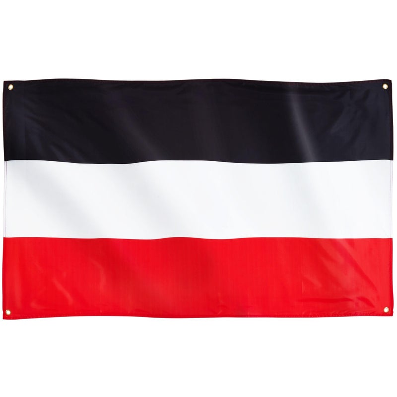 Runesol German Empire Flag, 91x152cm, 3ft x 5ft, 4 Grommets, Eyelet In Every Corner, Tricolour, German Coat of Arms, German Eagle, Premium Flags, Inside, Outside, Vivid Colours - Image 1