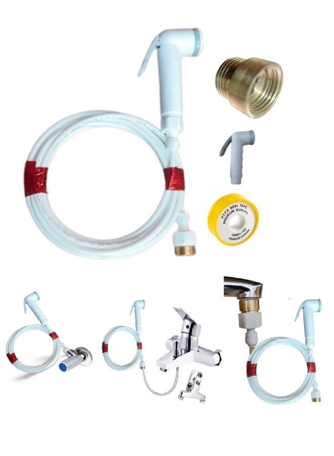 Shams Travel Portable Bathroom Shattaf (- Shattagh With Hose 2M) - Image 2