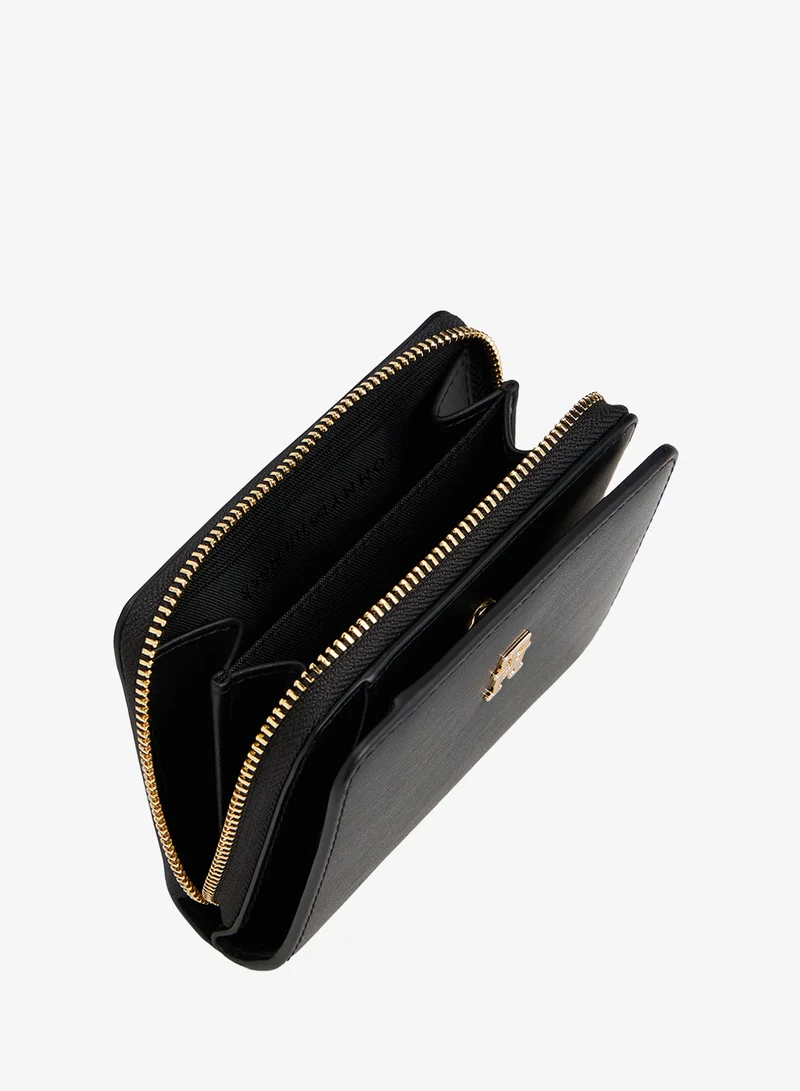 TOMMY HILFIGER  Hilfiger Icon Zip-Around Flap Wallet for Women | Best Price UAE
