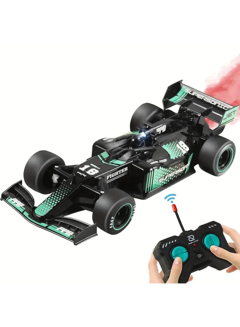 LIMOS F1 Remote Control Car, 1:18 Rc Car for Boys Toys Age 3-13, Model RC Drift Cars Display Scale High-Speed Fast Hobby Racing Batteries Rotating Toy, Birthday Gift for Ages 3-13 - Image 1